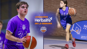 María Angulo y Francisco J Alvez, Jugadores de la 4ª Semana en la Copa Colegial Sevilla