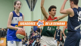 María Angulo y Julen Angulo son los MVP de la Copa Colegial en Vitoria 2019