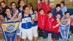 Marianistas y Olabide PequeCampeones de Vitoria