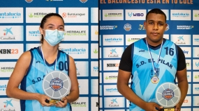 Marina Ruz y Andrés Dembele, Mejores Jugadores de la Copa Colegial Valencia 2021
