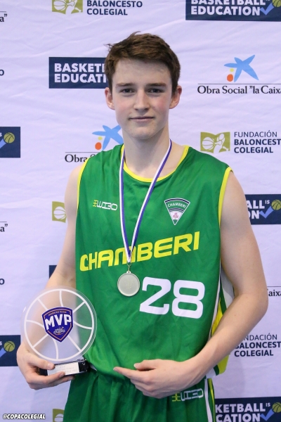 Pablo Suarez; MVP de la Copa Colegial