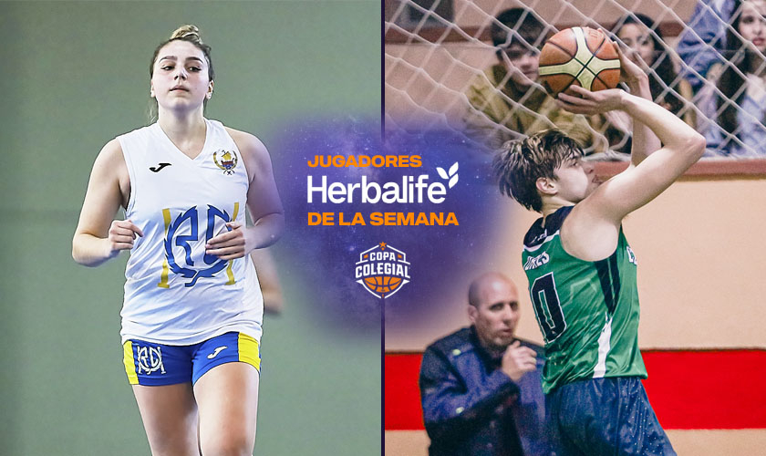 Marta Lama y José Luis Torres, Jugadores de la Semana 2 en Copa Colegial Sevilla