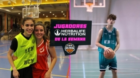 Martina Galmés y Víctor Cortizo, jugadores Herbalife de la semana
