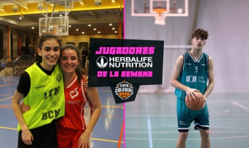 Martina Galmés y Víctor Cortizo, jugadores Herbalife de la semana