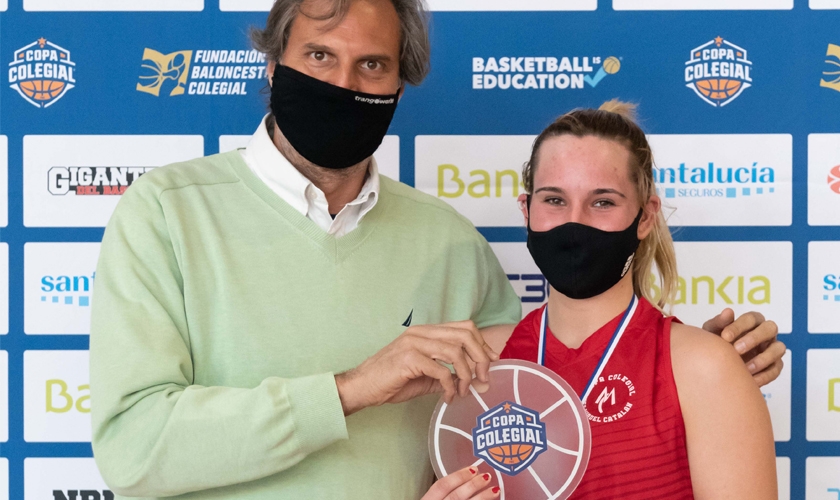 Mireya Gracia, Mejor Jugadora de la Copa Colegial Zaragoza 2020