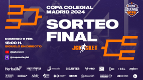 ¡Momento clave! Sorteo cuadro final JGBasket en la Copa Colegial Madrid 