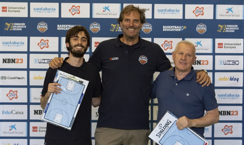 Nacho Monzón y Javier Galiana, dos campeones, entrenadores Spalding 2019