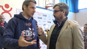 Nacho Rodilla se emociona en la presentación de la Copa Colegial 2017