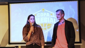 Nacho Rodilla y Vega Gimeno en la Presentación de Copa Colegial Valencia