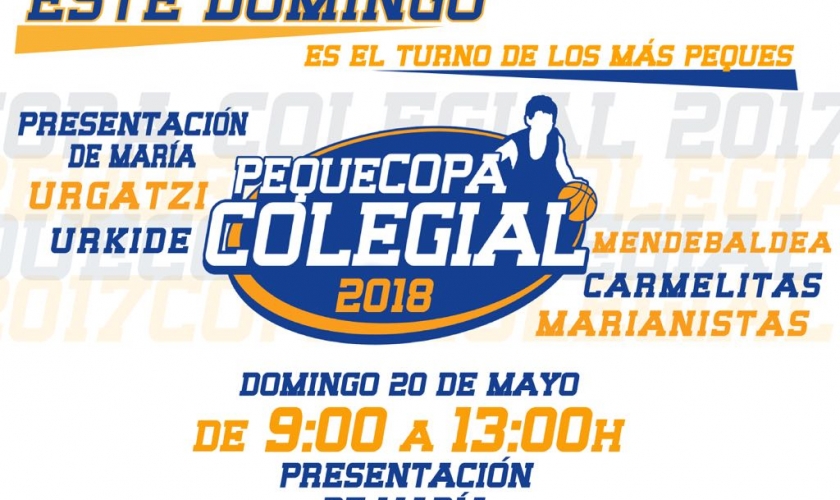 ¡No te pierdas la PequeCopa Colegial Vitoria 2018!