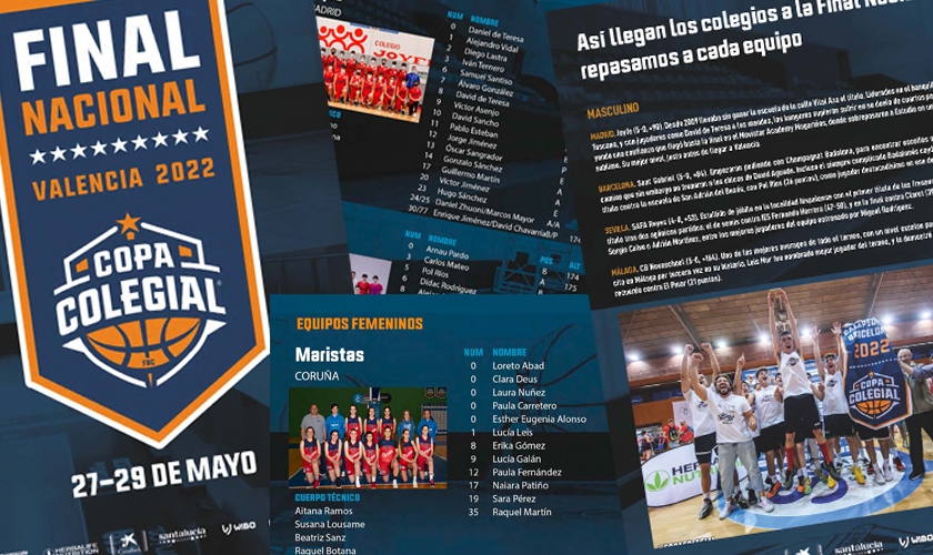 No te pierdas ni un detalle: Revista Oficial de la Final Nacional de la Copa Colegial