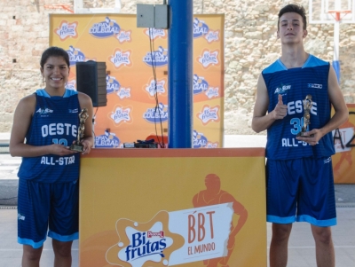 Ganadores del concurso de triples, Vivian y Eduard