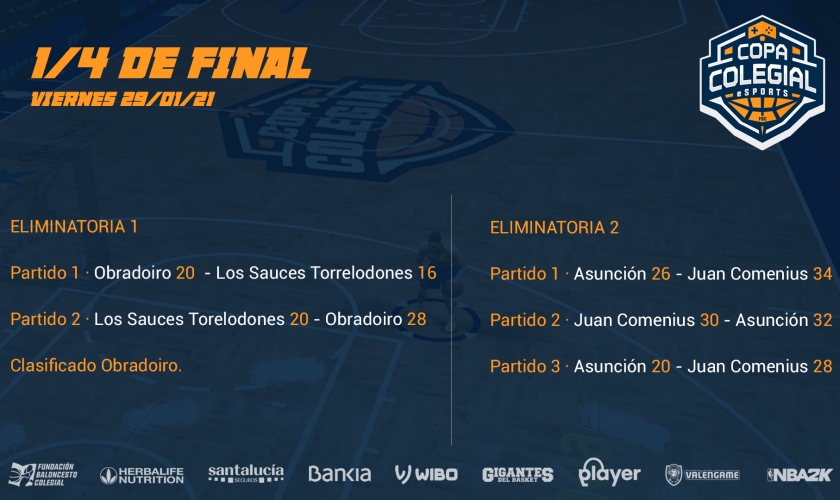 Obradoiro y Juan Comenius, primeros semifinalistas de la Copa Colegial eSports