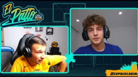 El Patio. Programa 11. Hugo Ramos (Obradoiro), campeón de la Copa Colegial eSports, con Carlos Calvo