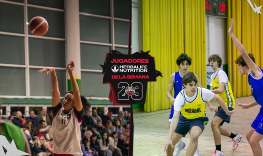 Pedro Espinal (Mirabal), y Carla González (American School), Jugadores de la Semana en Madrid