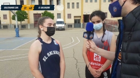 Post partido 1/4 de final femenino Salesianos - El Salvador