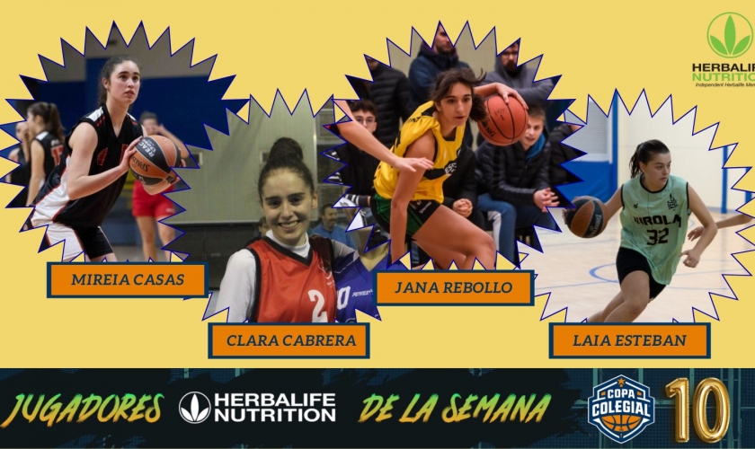 Rebollo, Casas, Esteban y Cabrera, candidatas a MVP Herbalife de la 5ª semana: vota a tu favorita