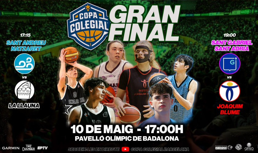 De Récord Guinness: ¡las Grandes Finales de BCN se jugarán el 10 de mayo en el Olímpic de Badalona!