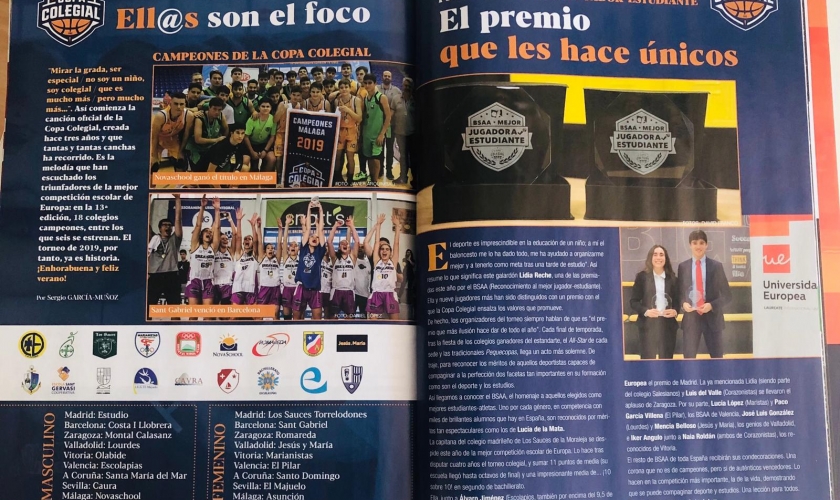 Una revista Gigantes... muy de Copa Colegial