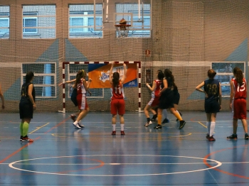 Belén Bonet en la línea de tiro libre