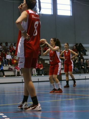 Belén Bonet en la línea de tiro libre