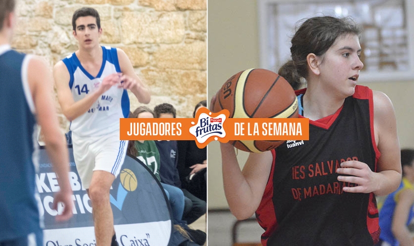 Román Vázquez y Adriana Vázquez, Jugadores Bifrutas de la semana