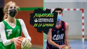 Rubén Zuil y Jimena Lorenzo, primeros jugadores Herbalife de la Semana en Madrid
