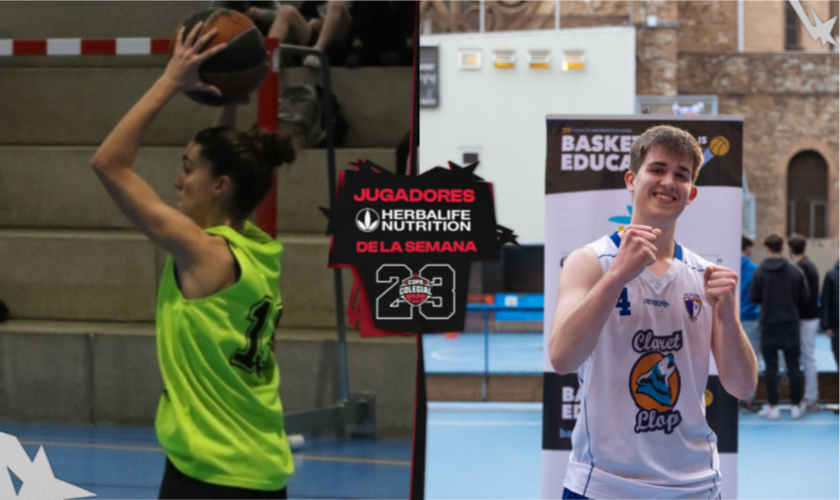 Sergi Carrasco y Aina Campo, Jugadores Herbalife de la 8ª semana en Barcelona