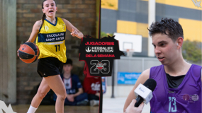 Sonia López (EPSA) y Gerard Miralles (Quatre Cantons), jugadores Herbalife de la 12ª semana en BCN
