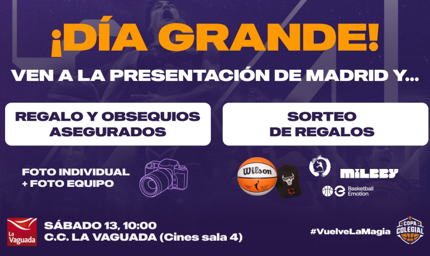 ¡Ven a la presentación de Madrid y optarás a grandes regalos de nuestros partners! 