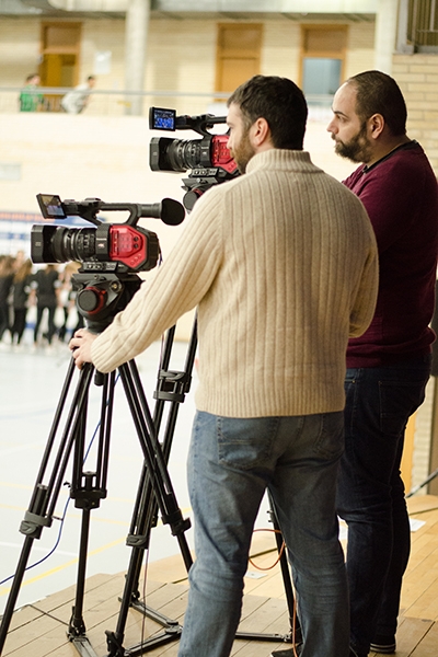 Las cámaras de Telemadrid no se perdieron detalle