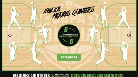 Vota ya los Mejores Quintetos de Copa Colegial Zaragoza